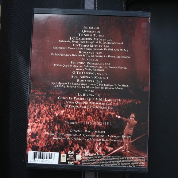 Luis Miguel Vivo dvd - Picture 2 of 6